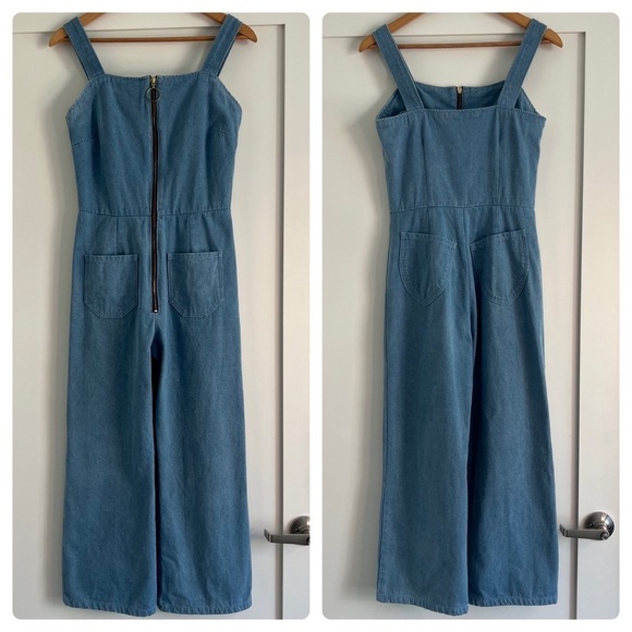 Denim Blue Jumpsuit - Picture 1 of 14